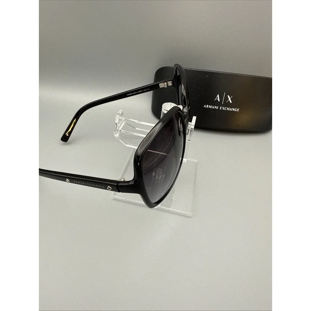 Armani Exchange AX208/S Large AUTHENTIC BLACK Sunglasses 60-17 130 w/Armani case